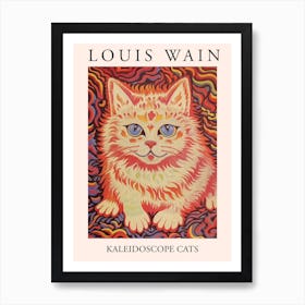 Louis Wain, Kaleidoscope Cats Poster 21 Art Print