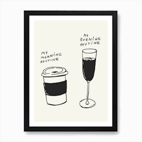 Coffee & Wine Art Print