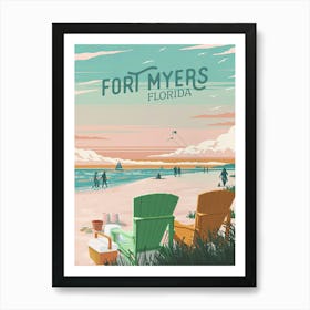 Fort Myers Florida Art Print