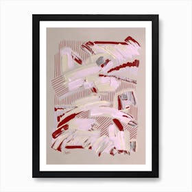 Abby Modern Abstract Music Art Print