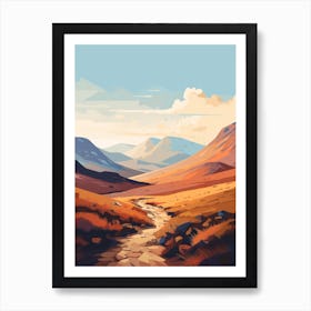 The West Highland Line Scotland 6 Hiking Trail Landscape Art Print