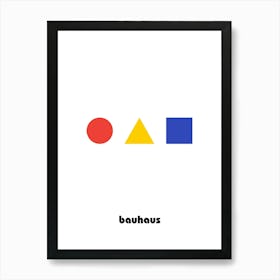 BAUHAUS YBR ELEMENTS Art Print