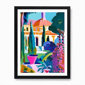 Giardino Di Boboli, Italy Abstract Still Life Art Print