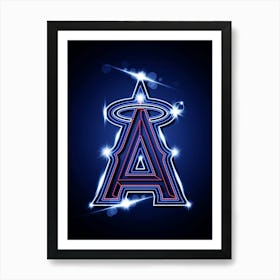 Angels Logo Art Print