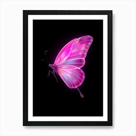 Pink Butterfly 5 Art Print