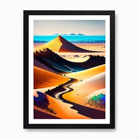 Desert Landscape 4 Art Print