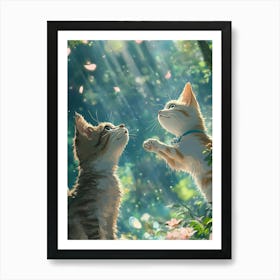 Cute Kittens Art Print