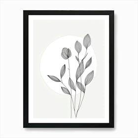 Flowers In A Circle Art Print