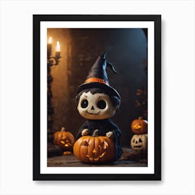 Halloween Witch Art Print