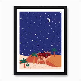 Desert Nights Art Print