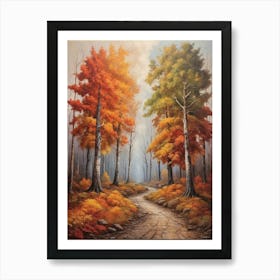 Autumn Path 3 Art Print