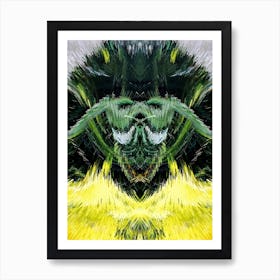 Abstract - Yellow Flower Art Print