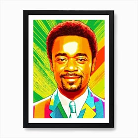 Chiwetel Ejiofor Colourful Pop Movies Art Movies Art Print