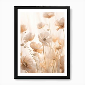 Boho Dried Flowers Buttercup 2 Art Print