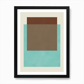 Modern geometry 6 Art Print