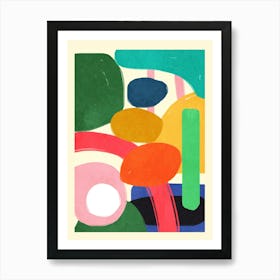 Modern Abstract Shape 03 Art Print