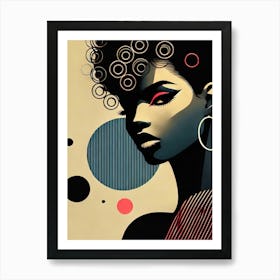 Afro Girl Poster