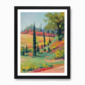 Cedar Tree Watercolour Art Print