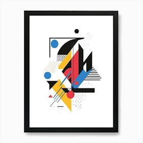 Abstract Geometric Pattern 14 Art Print