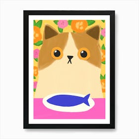 Fish For Dinner Art Print