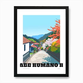 Tanabe Kumano Kodo Japan Colourful Travel Poster Art Print