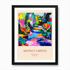 Colourful Gardens Keukenhof Gardens Netherland Red Poster Art Print