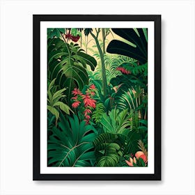 Majestic Jungle 1 Botanical Art Print