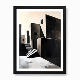 Modern Architecture Minimalist 2 Art Print