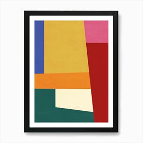 Abstract Shapes - 05 Art Print