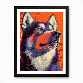 Husky 27 Art Print