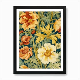 Victorian Flowers Art Print