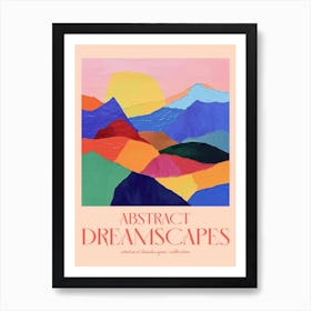 Abstract Dreamscapes Landscape Collection 39 Art Print