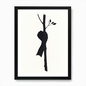 Tree and Hand Art Print