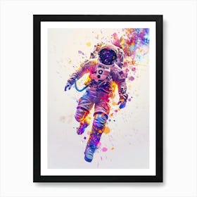 Astronaut Canvas Print 7 Art Print