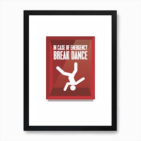 Breakdance Art Print