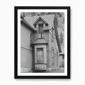 Detail Of Old Residence, Telluride, Colorado By Russell Lee Art Print