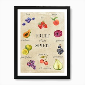 Fruit Of The Spirit Art Print