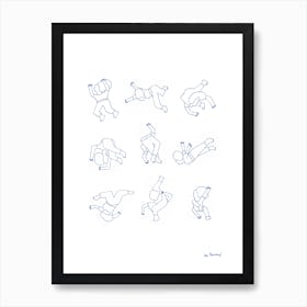 Contortionists Bodies 10 Art Print