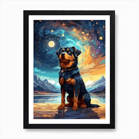 Rottweiler Art Art Print