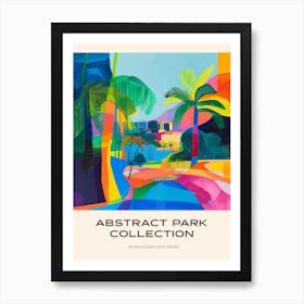 Abstract Park Collection Poster Emancipation Park Kingston Jamaica Art Print