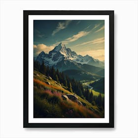 Mountain Landscape 11 Art Print