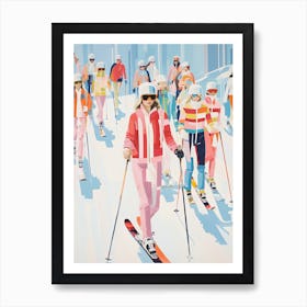 Val Thorens   France, Ski Resort Illustration 0 Art Print