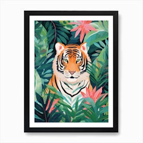 Tiger In The Jungle 3 Art Print