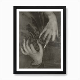 Georgia O’Keeffe Hands And Thimble, Alfred Stieglitz Art Print