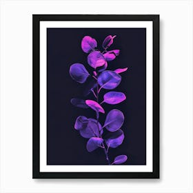 Purple Eucalyptus Art Print