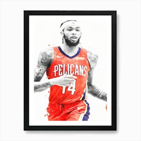 Brandon Ingram New Orleans Pelicans Art Print