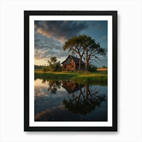 House By The Lake 2 Art Print