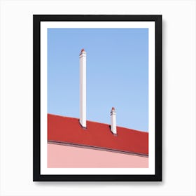 Trombone Roof Art Print