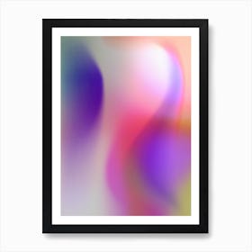 Purple Waves Art Print