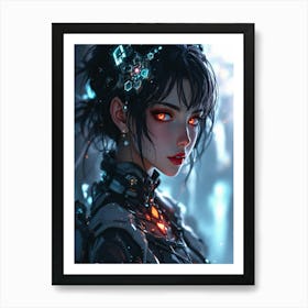 Anime Girl 1 Art Print